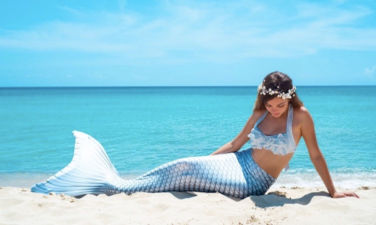 mermaid on beach