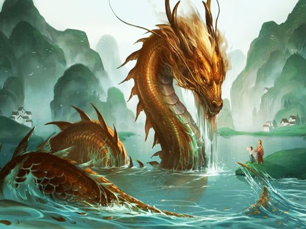 chinese mythical sea dragon