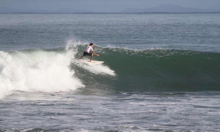 founder surfing in costa rica