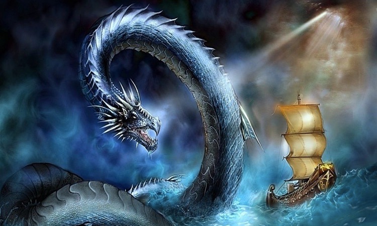 mythical sea dragon