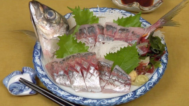 japanese horse mackerel sashimi
