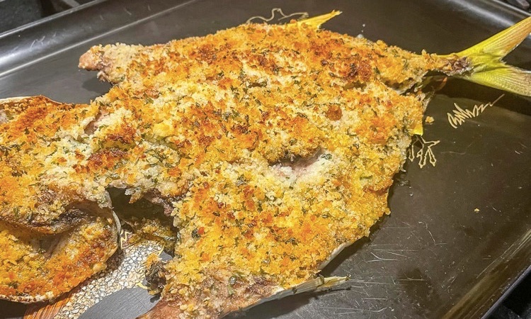 shallow fried jack crevalle